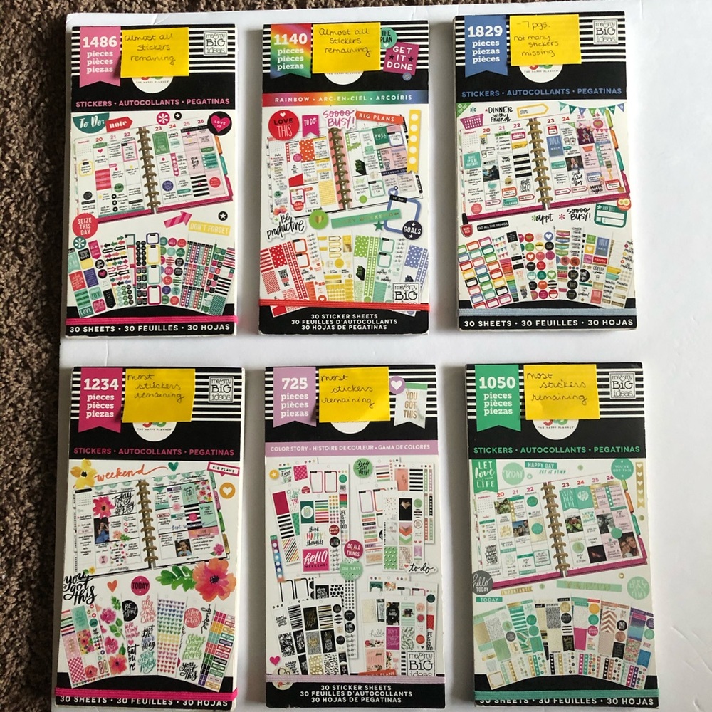 Me & My Big Ideas-Happy Planner Sticker Books